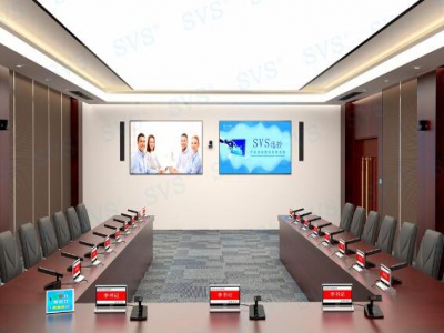 远程视频会议室效果图