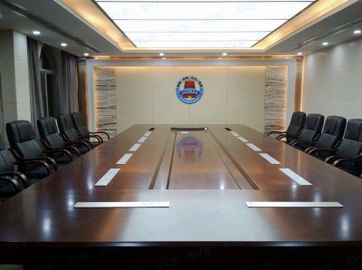 SVS为广东省某师范学院打造无纸化会议室此次为为广东省某师范学院打造无纸化会议室； 无纸化会议是由从传统会议的研发、施工基础